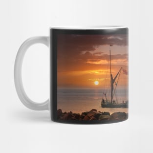 Sailing into the sunset Mug